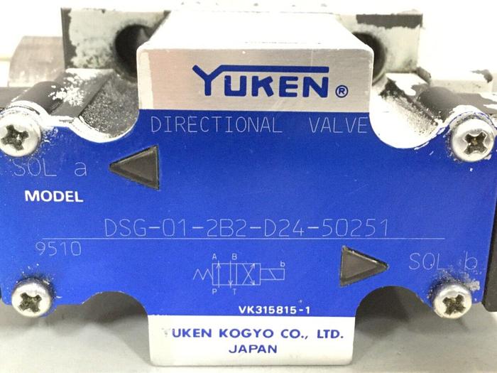Used YUKEN Directional Valve DSG-01-2B2-D24-50251 #111276