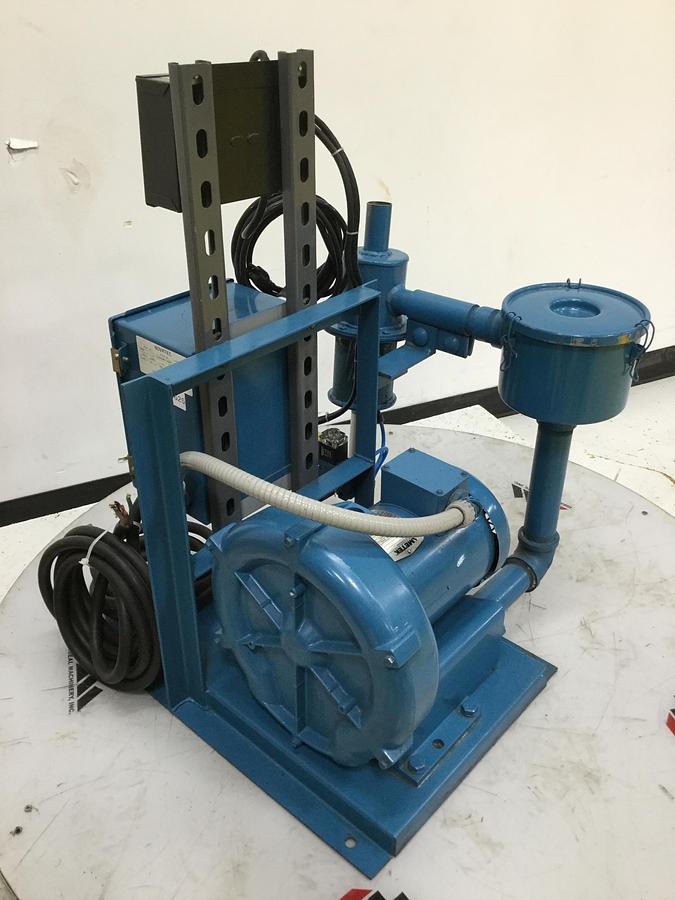 Used NOVATEC RRB Vacuum Regenerative Blower w/ Loader Controller Used