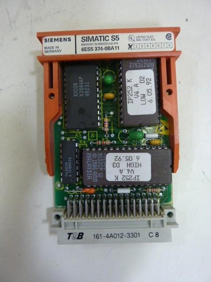 Used SIEMENS / VAN DORN SIMATIC S5 Memory 6ES5 374-0BA11 Used
