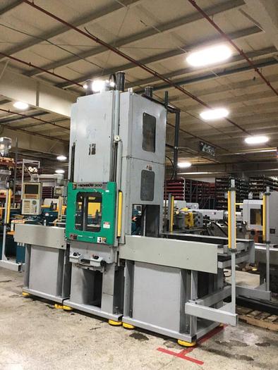 Used NEWBURY 300 Ton Vertical Injection Molding Machine 300VTTS21 USED