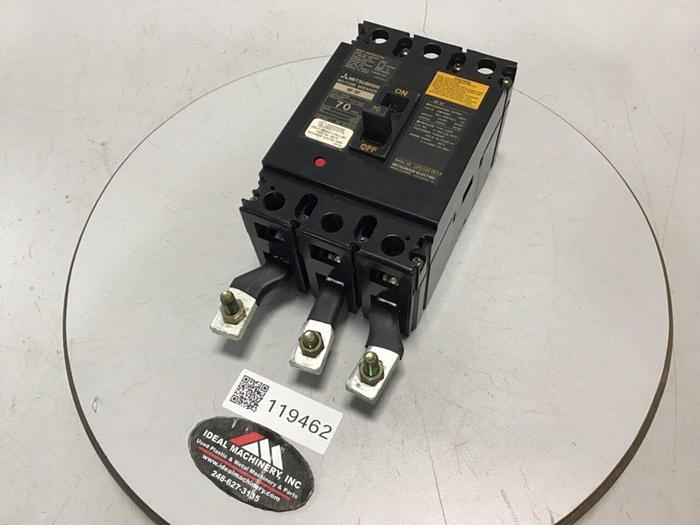 Used MITSUBISHI Circuit Breaker 70 Amp NF-SF 3070 #119462