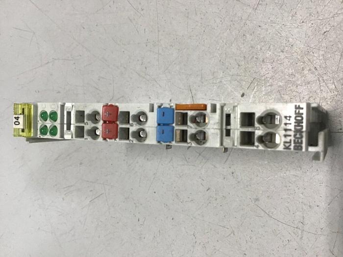 Used BECKHOFF 4-Channel Digital Input Terminal KL1114 #125253