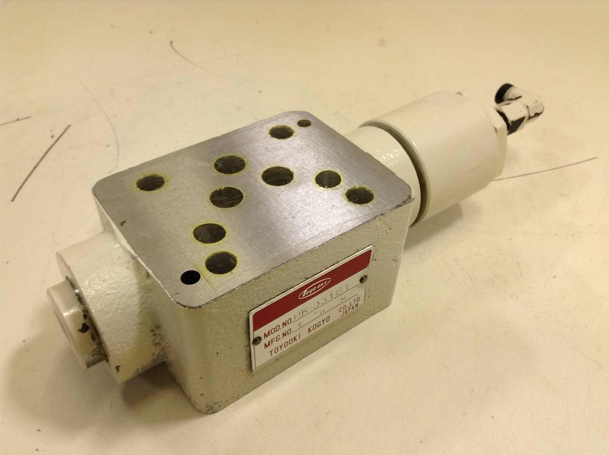Used TOYOOKI KOGYO Valve HK-03181 USED