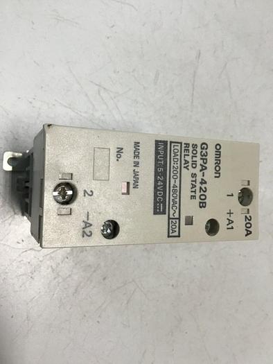 Used OMRON Solid State Relay G3PA-420B #124126