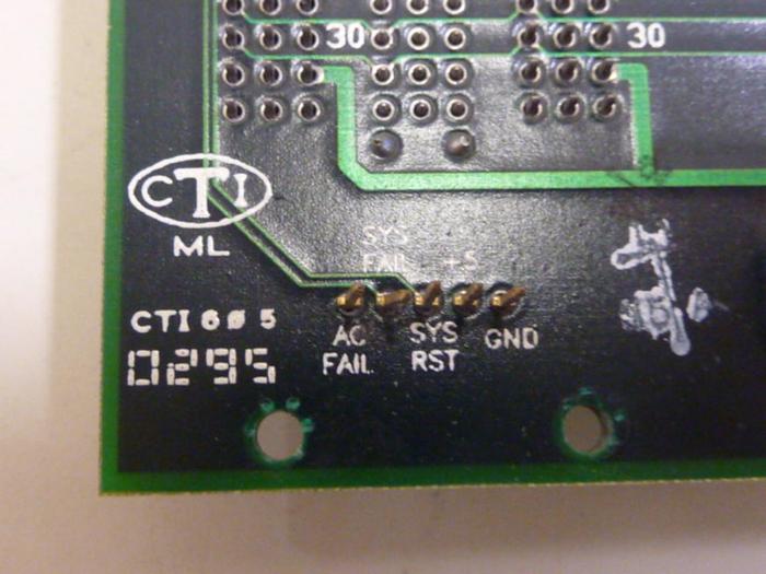 Used CTI Van Dorn Control Rack Board CTI 605 Z9514533B #61605