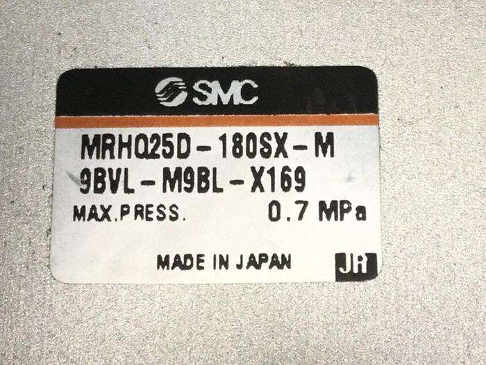 Used SMC Rotary Gripper MRHQ25D-180SX-M9BVL-M9BL-X169 Used