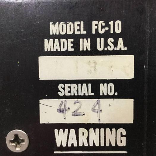 Used DME Temperature Controller FC-10 #93411