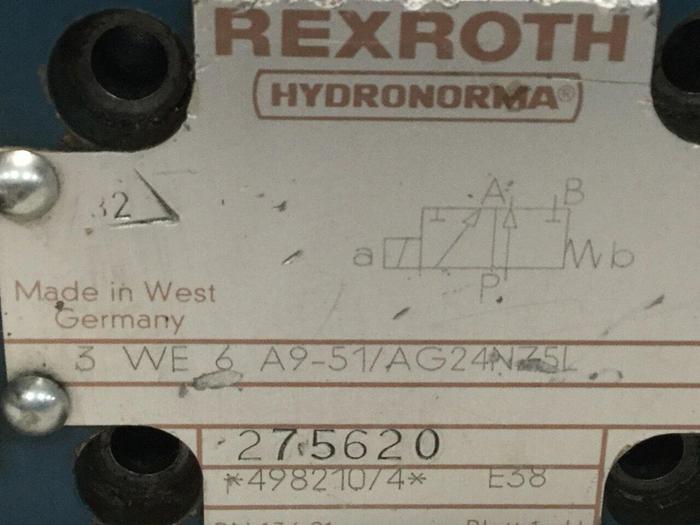 Used REXROTH Valve 3WE6A951AG24N #104747
