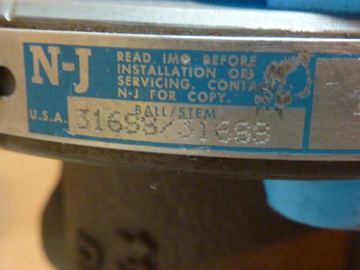 Used NELES JAMESBURY Ball Valve 5150312236MT #37689