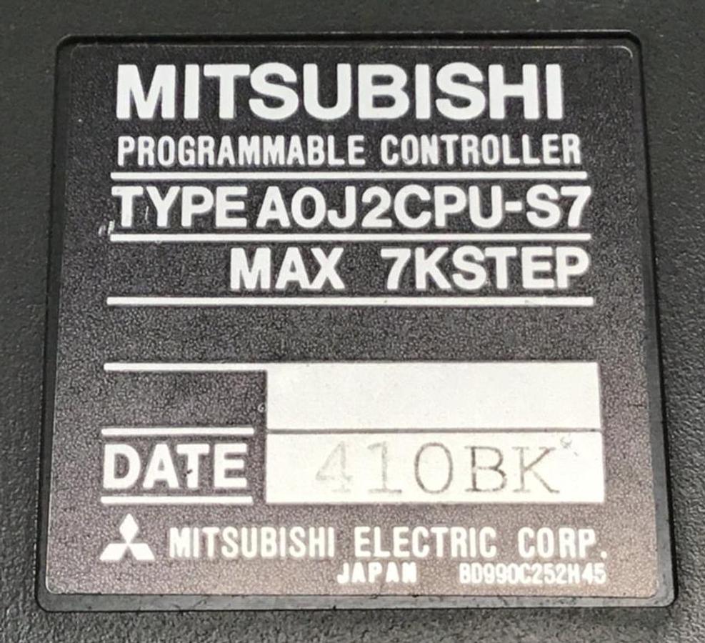 Used MITSUBISHI Programmable Controller A0J2CPU-S7 USED