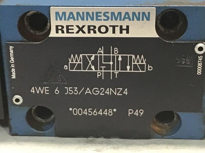 Used REXROTH Directional Control Valve 4WE6J53/AG24NZ4 #137684