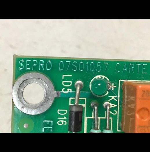 Used SEPRO ROBOTIQUE Circuit Board 07S01057 Used