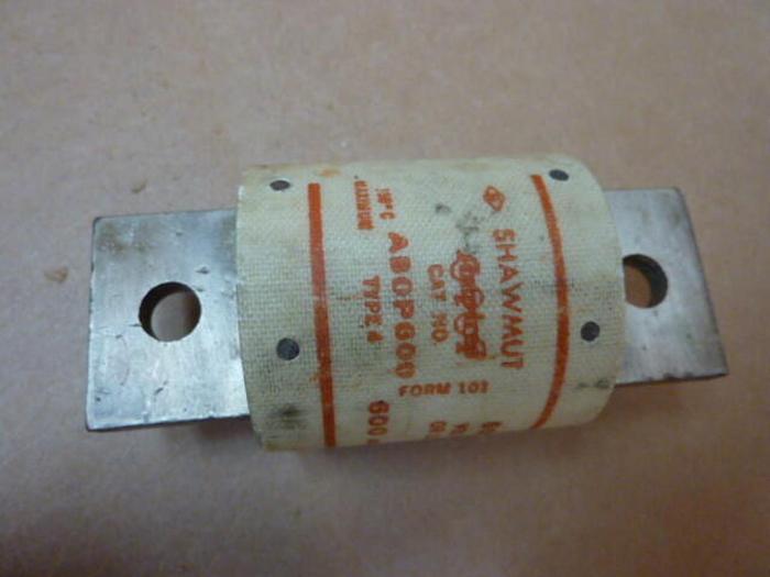 Used GOULD / SHAWMUT 600 Amp Fuse A50P600 #34518