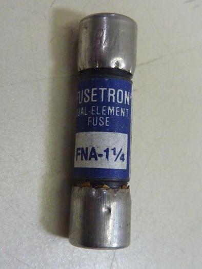 Used FUSETRON 1 1/4 Amp Fuse FNA-11/4 #62355