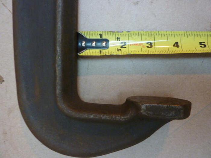 Used JH WILLIAMS 'C' Clamp NO. 115 #37408