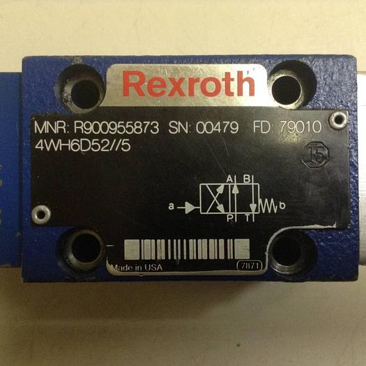 Used REXROTH Hydraulic Valve 4WH6D525 #85591