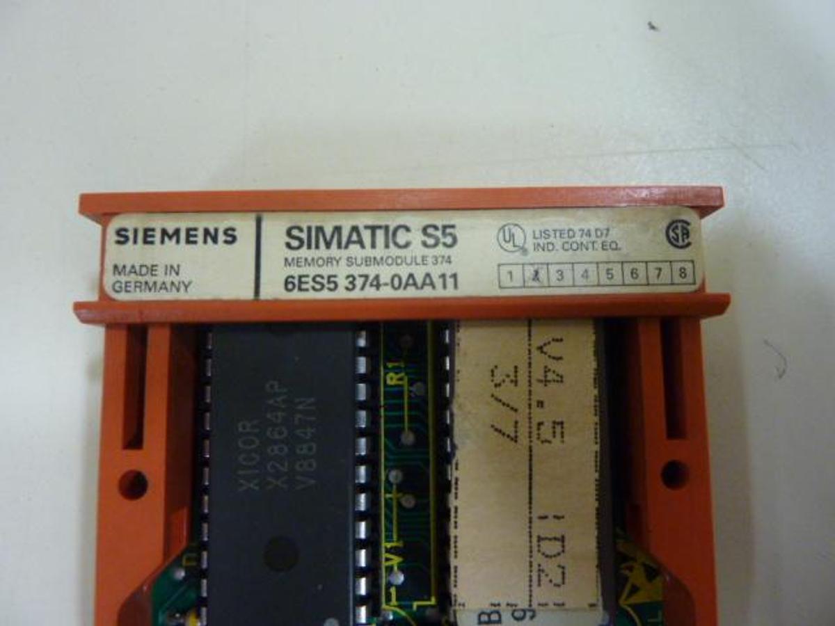 Used SIEMENS Memory Submodule 6ES5 374-0AA11 Used