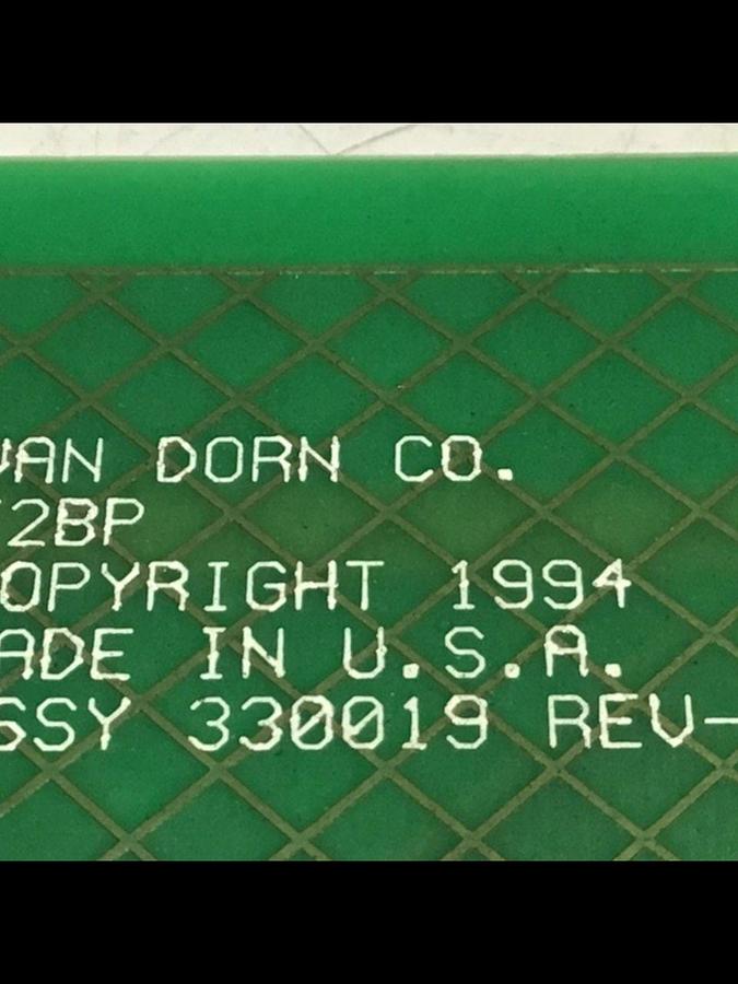 Used VAN DORN Circuit Board 330019 PC330-019 330-019 Used