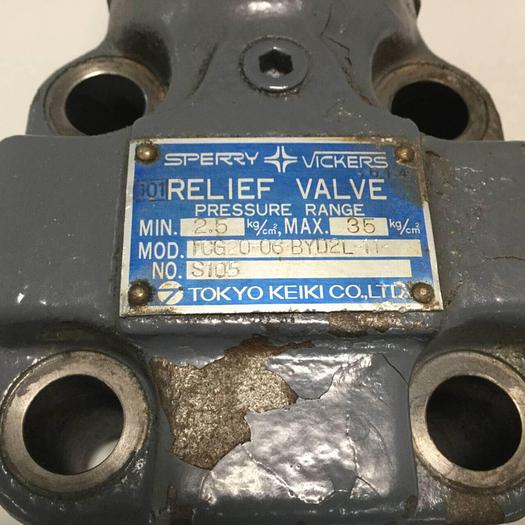 Used SPERRY VICKERS Pressure Relief Valve TCG2006BYD2L11S105 #97665