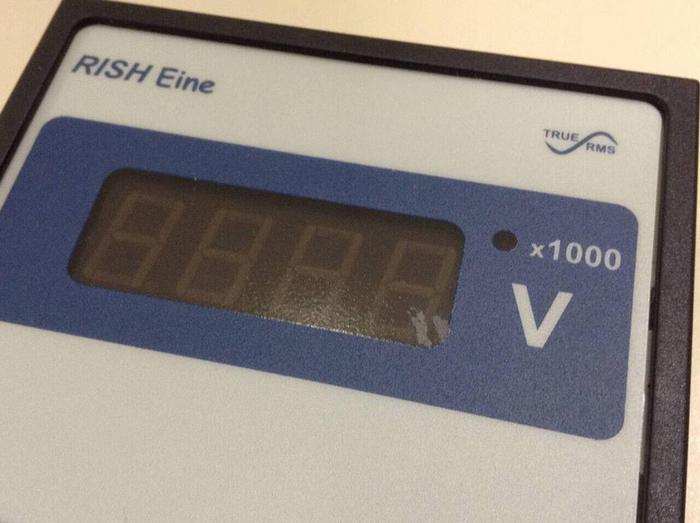 Used RISHABH Digital Panel Meter RISH EINE V #86277