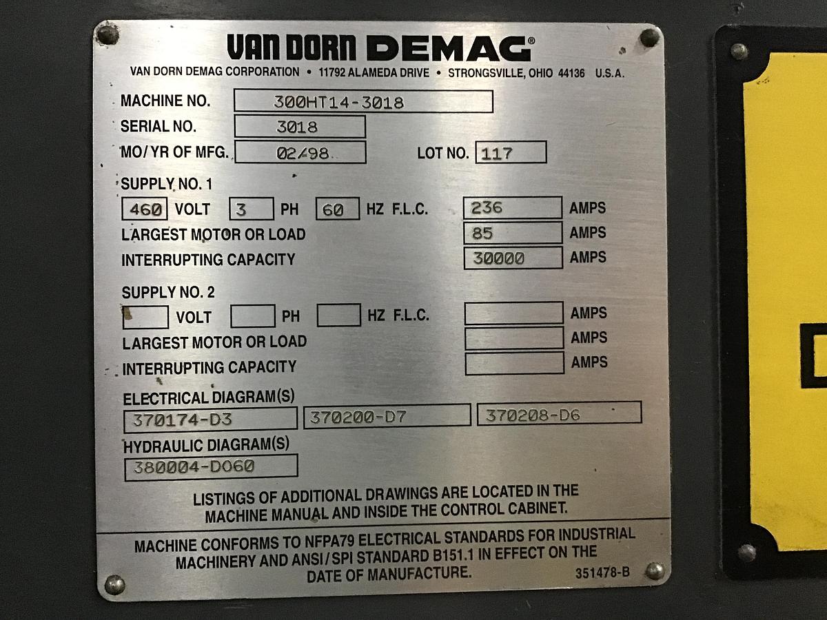 Used 1998 Van Dorn 300HT14