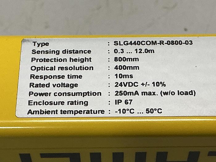 Used SCHMERSAL SLG440COM-R-0800-03