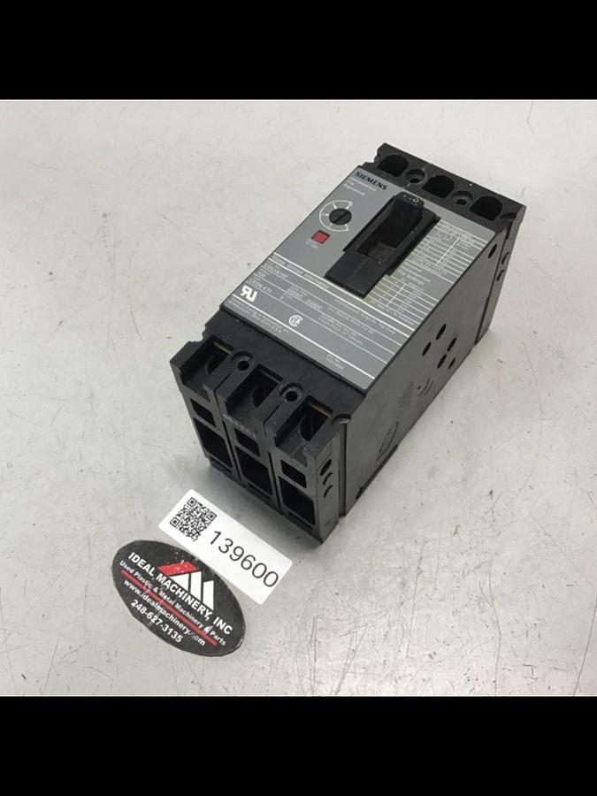 Used SIEMENS 100 Amp Circuit Breaker ED63A100 USED