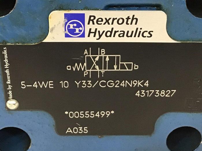 Used REXROTH Valve 54WE10Y33/CG24N9K4 #130968