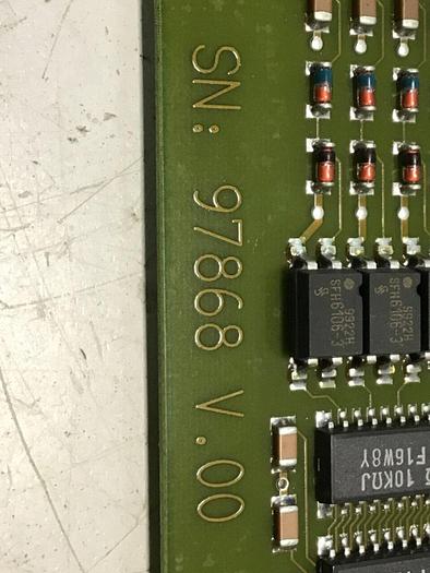 Used ARBURG I/O Circuit Board 97868 V.00 #130638