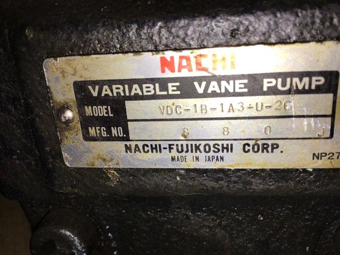Used NACHI 2 HP Induction Motor LTIS-NR Used