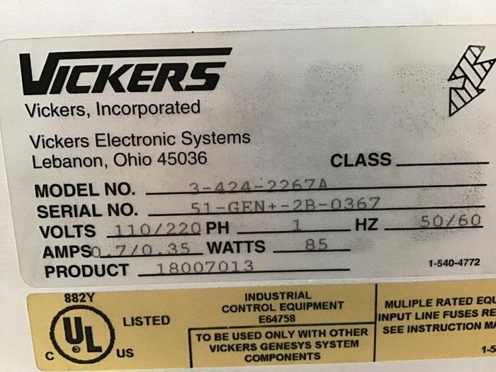 Used CINCINNATI MILACRON Power Supply & Chassis 3-424-2267A Used