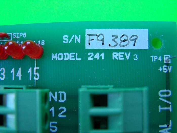 Used SCIEMETRIC INSTRUMENTS Circuit Board 241 REV 3 USED