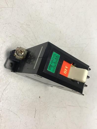 Used IDEC 5 Amp Circuit Breaker NRC111L/5A-AA #119677