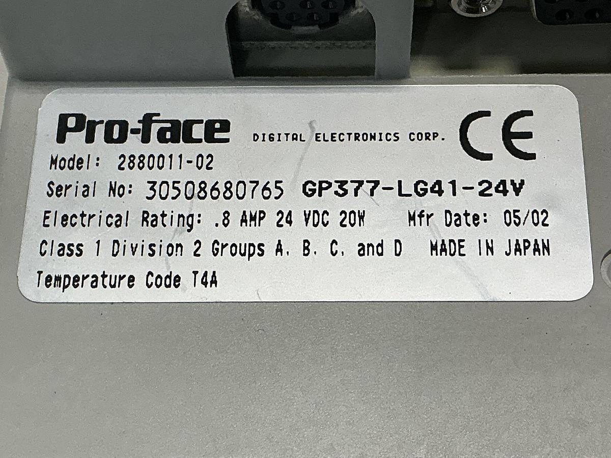 Used PRO-FACE 2880011-02