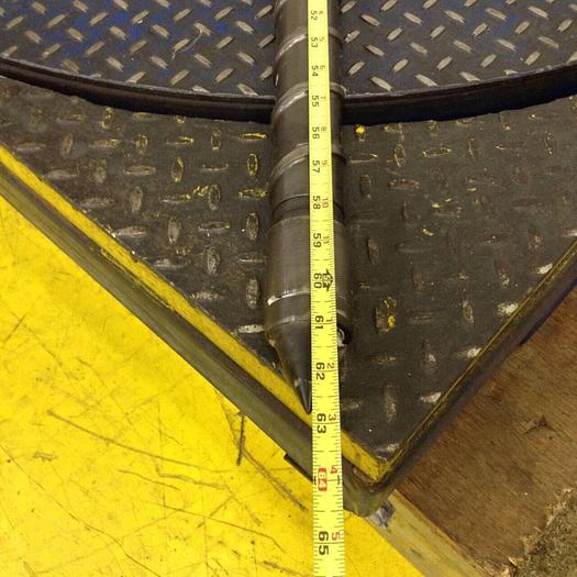 Used TOSHIBA 50 mm 20:1 L/D Material Feed Screw EC 220 N #80649