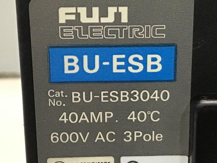 Used FUJI ELECTRIC 40 Amp Circuit Breaker BU-ESB3040 #119577
