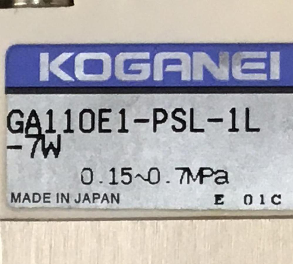Used KOGANEI Manifold w/ Valves PBM5P-9W USED