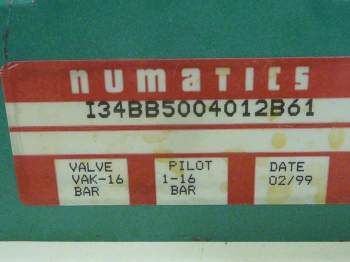 Used NUMATICS Solenoid Valve I34BB5004012B61 USED