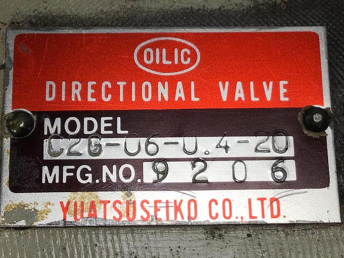 Used YUATSU SEIKO C2G-06-0.4-20