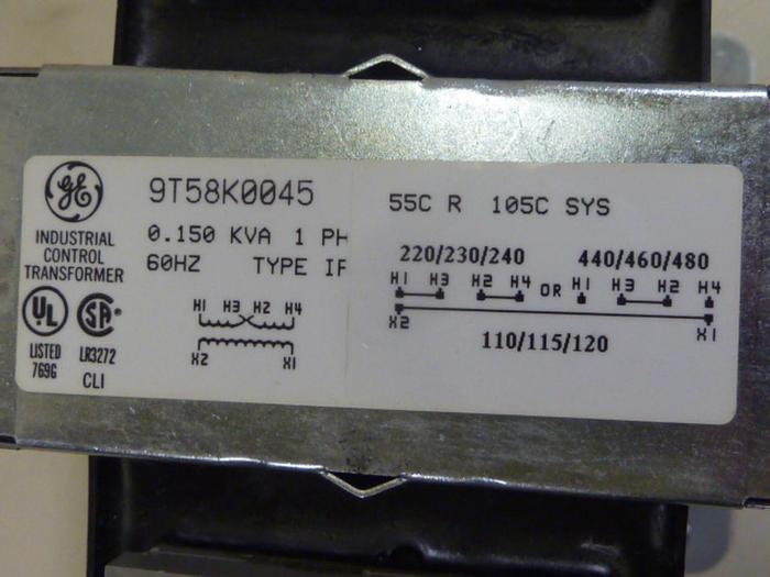 Used GENERAL ELECTRIC / GE .150 kVA Industrial Transformer 9T58K0045 #64089
