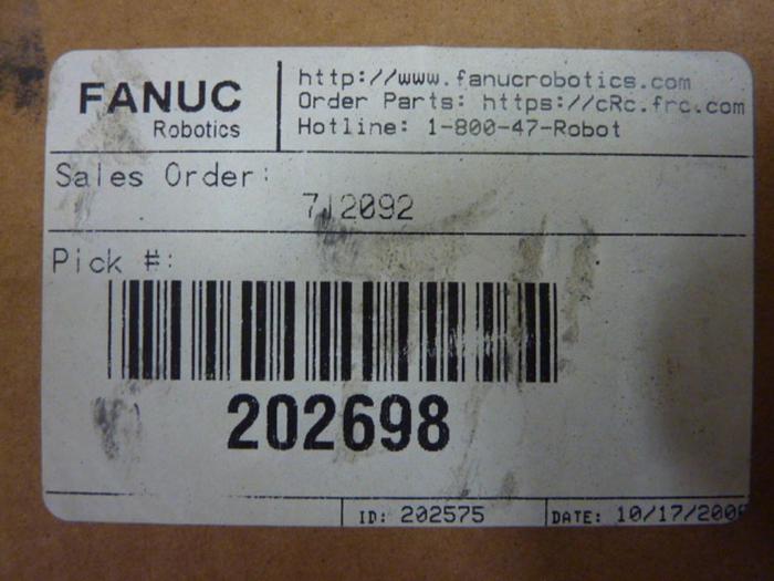 FANUC Gasket E0-0833-060-022 #60691