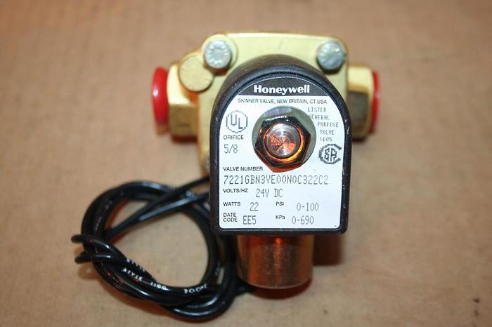 Used HONEYWELL General Purpose Valve 7221GBN3VE00N0C322C2 Used