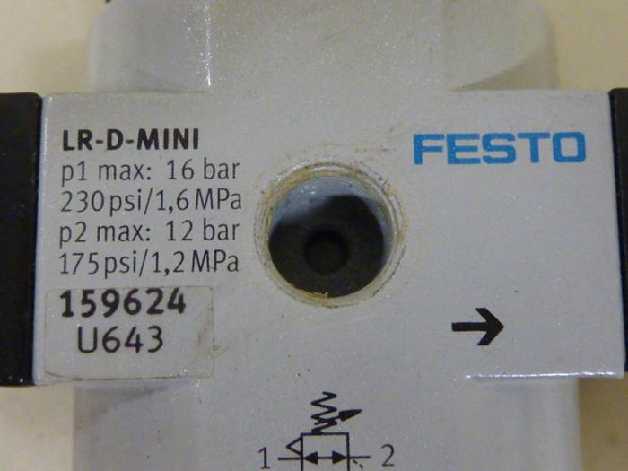 Used FESTO Pneumatic Regulator LR-D-MINI #59664