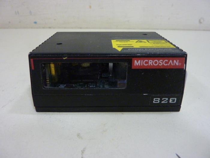 Used MICROSCAN Barcode Scanner Laser MS-820 #59436