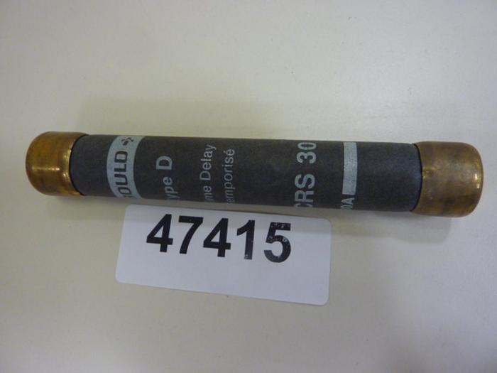 Used GOULD / SHAWMUT 30 Amp Fuse CRS30 #47415