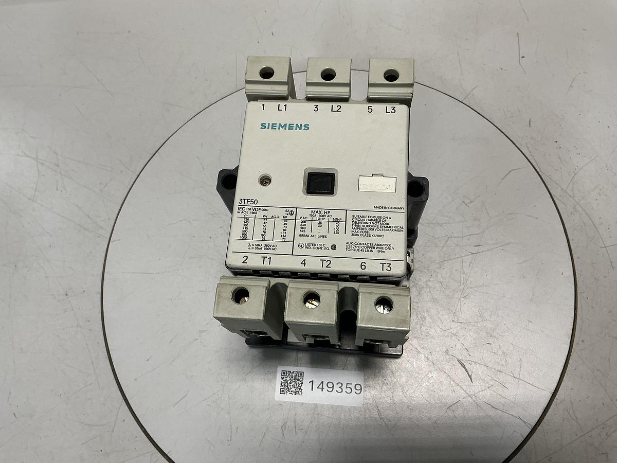 Used SIEMENS 3TF50