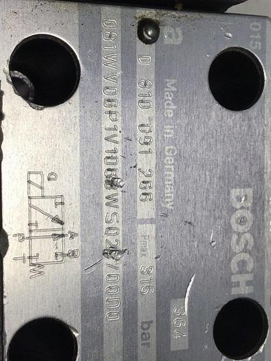 Used BOSCH Valve 0 810 091 266 #120512