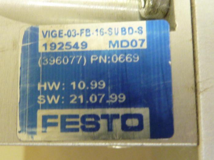 Used FESTO Control Block / Valve Terminal IFB13-03 Used