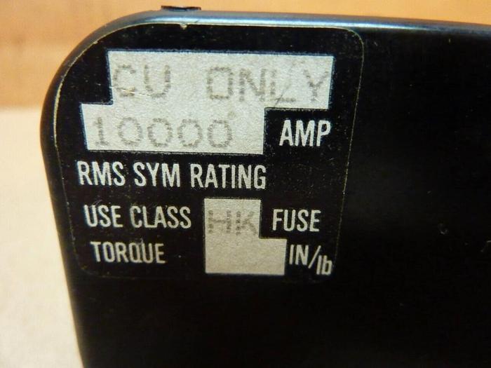 Used GOULD 30 Amp Fuse Holder 60326 #38243