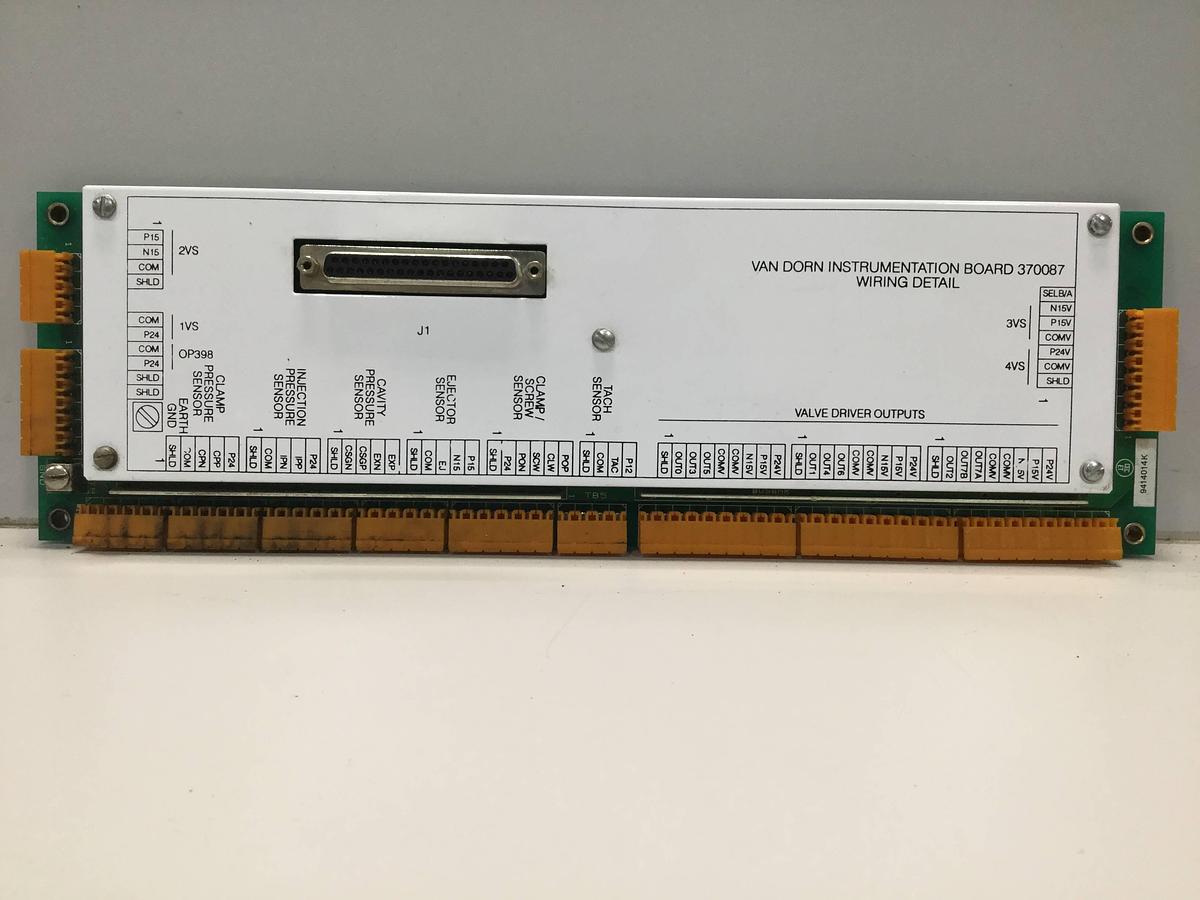 Used VAN DORN Instrumentation Board 370087 USED